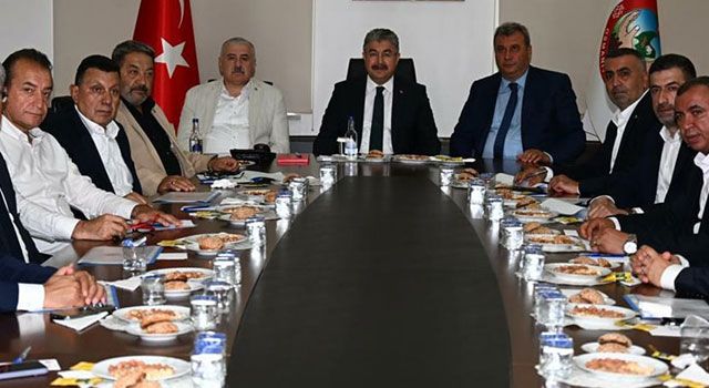 Deprem Bölgesinde İnceleme Toplantısı Yapıldı