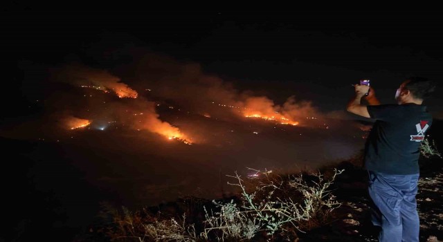 Hatayda orman yangını büyüyor, 250 hektar zarar gördü