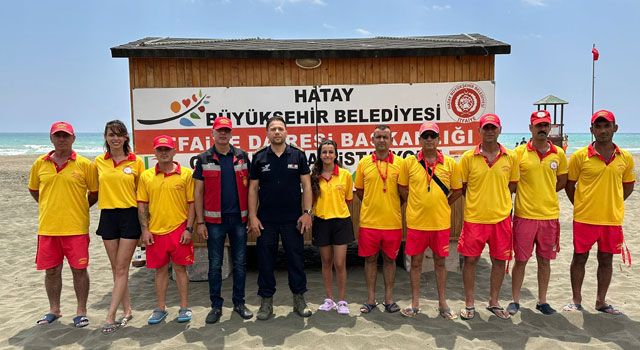 Hatay'da Sahil Güvenliği İçin Cankurtaranlar Göreve Hazır