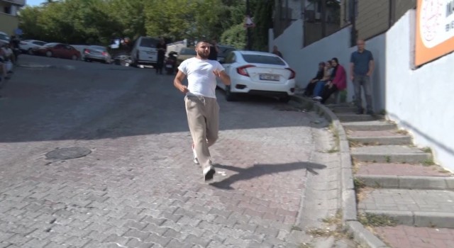 İstanbulda KPSS maratonu kamerada: İçeri alınmayınca geldiği taksiyle geri döndü