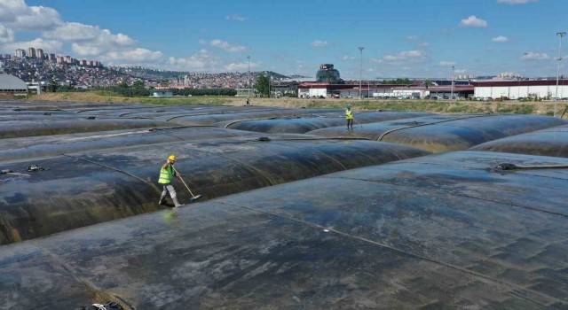 İzmit Körfezini akvaryuma dönüştürecek dev projede ilk 20 geotekstil tüp hazır