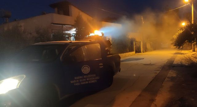 Kadirli'de Haşere ve Sinek İlaçlama Çalışmaları Yapılıyor