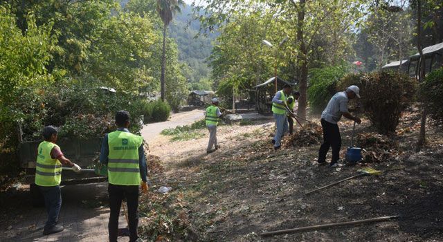 Karaçay Mesire Alanında Temizlik Çalışması Yapıldı