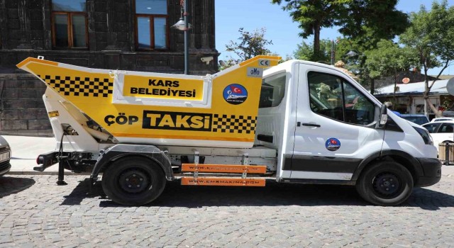 Kars Belediyesinde ‘çöp taksi hizmete girdi