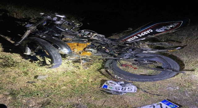 Keşanda otomobilin çarptığı motosiklet sürücüsü hayatını kaybetti