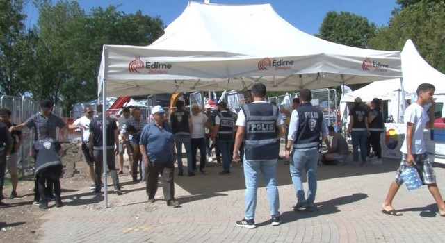 Kırkpınar er meydanında güvenlik üst seviyede