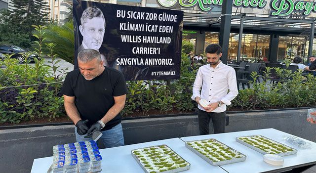 Klimayı icat eden Carrier’i, Adanalılar unutmadı