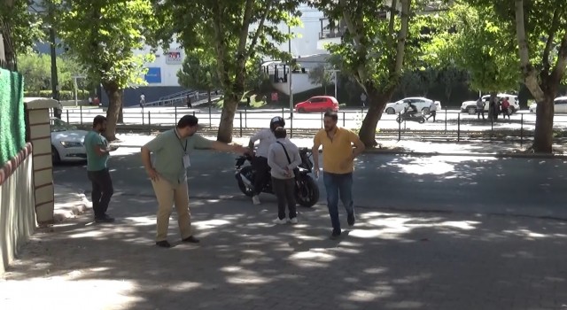 KPSSye geç kalmak üzereyken, motosikletli esnafın yardımıyla sınava yetişti