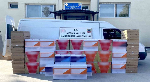 Mersinde 1 milyon adet makaron ele geçirildi