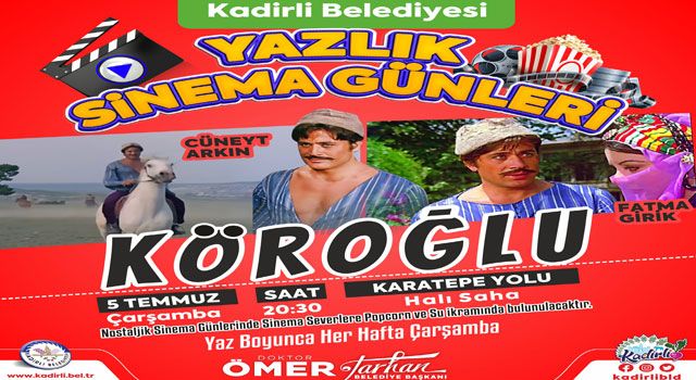 Nostaljik Yaz Sinema Günleri Başlıyor