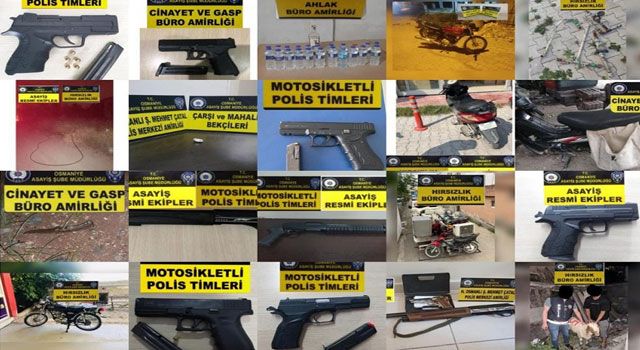 Osmaniye Emniyeti Halkın Güvenliği İçin Çalışmalarını Sürdürüyor