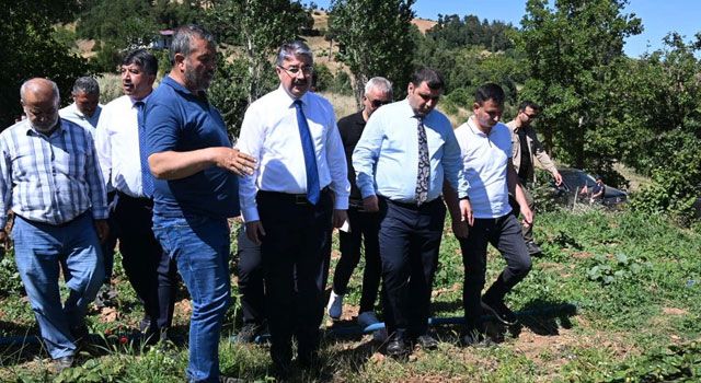 Osmaniye Valisi Yılmaz, Bahçe İlçesi'nde Çilek Hasadı Yaptı