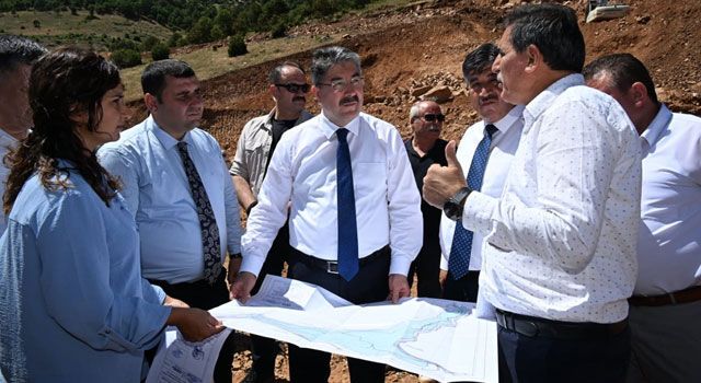 Osmaniye Valisi Yılmaz, Gölet İnşaatıyla İlgili Bilgi Aldı