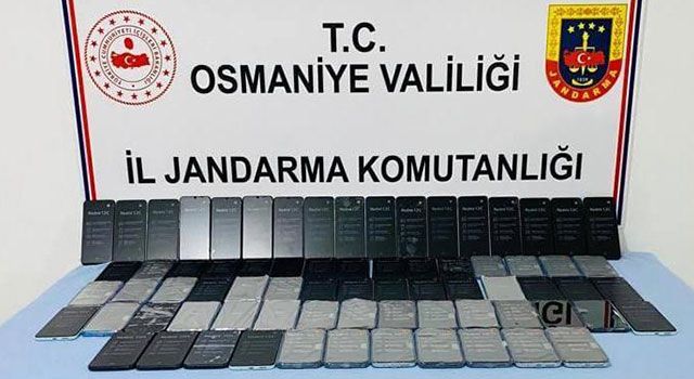 Osmaniye’de 450 bin lira değerinde cep telefonu ele geçirildi