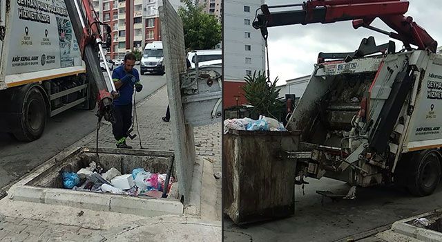 Osmaniye'de Yer üstündeki çöp konteynerlerinden kurtulmalıyız!