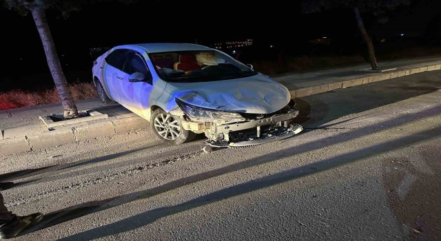 Otomobil ağaca çarptı: 1 yaralı