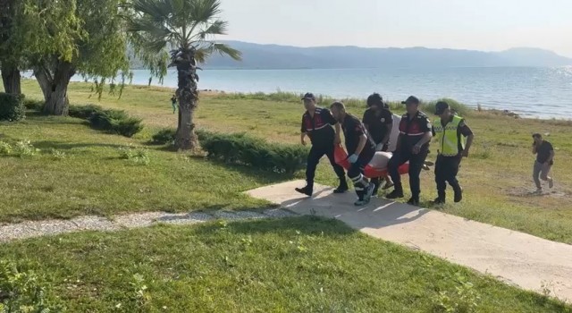 (Özel) Gölde yüzerken kalp krizi geçirip hayatını kaybetti