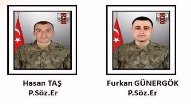 Pençe-Şimşek Harekatı Bölgesinde İki Asker Şehit Oldu
