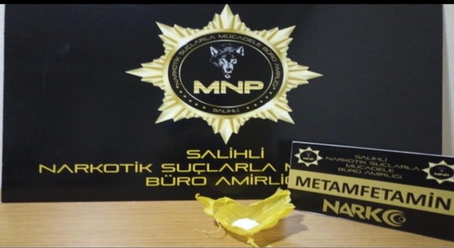 Salihlide şüpheli araçtan metamfetamin çıktı