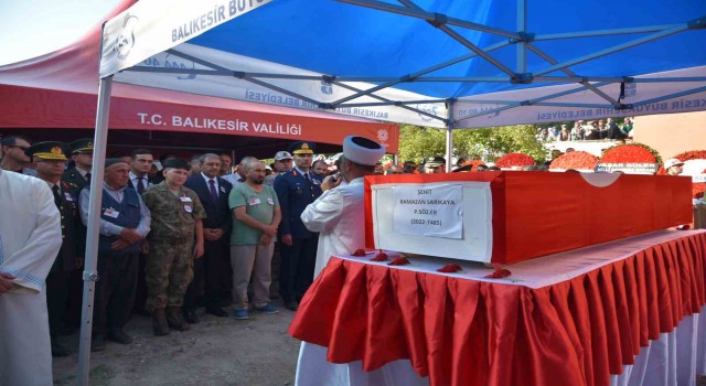 Şehit Piyade Er Ramazan Sarıkaya Sındırgıda toprağa verildi