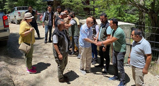 Üniversite hocalarından Orman İşletme Müdürlüğüne ziyaret