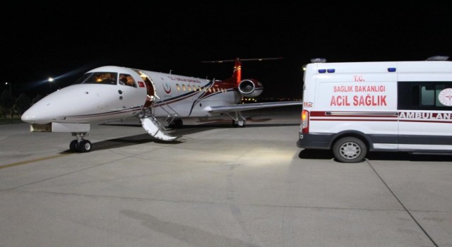12 yaşındaki Şevval ambulans uçakla İstanbula sevk edildi