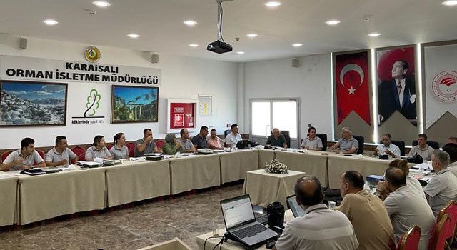 Adana Orman Bölge Müdürlüğünde çalışmalar değerlendirildi