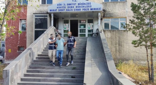Ağrıda 18 yıl cezası olan şahıs yakalandı