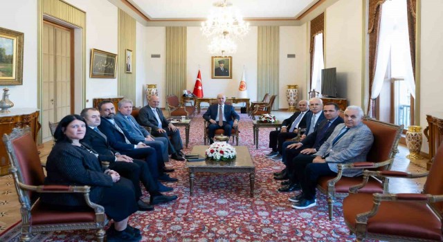 ATO heyeti, TBMM Başkanı Kurtulmuşu ziyaret etti
