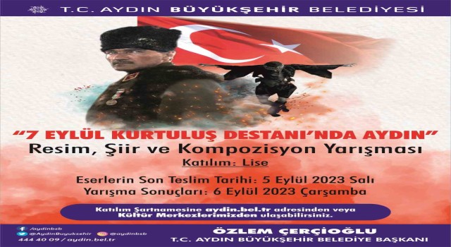 Aydın Büyükşehir kurtuluş coşkusunu sanatla birleştiriyor