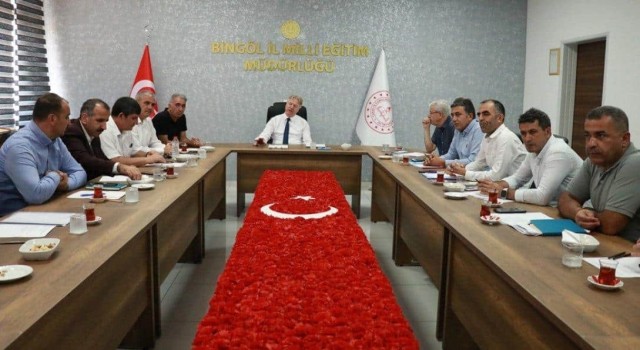 Bingölde İlçe Milli Eğitim müdürleri toplantısı yapıldı