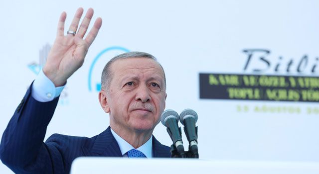 Cumhurbaşkanı Erdoğan, “Bizim Referansımız, proje ve eserlerimizdir”