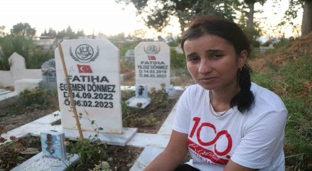 Depremde 2 çocuğunu kaybeden gözü yaşlı anne, hayattaki tek evladının umuduyla yaşamak istiyor