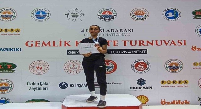 Diyarbakırlı sporcu uluslararası turnuvadan bronz madalyayla döndü