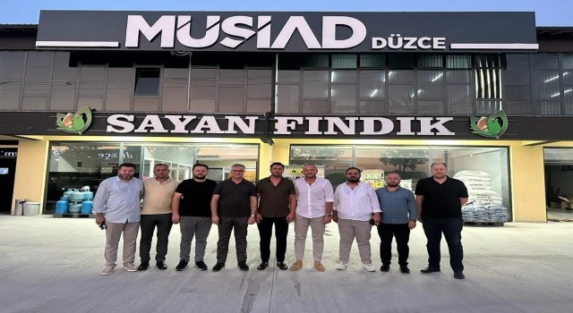 Düzce MÜSİAD projelerini Özdemire anlattı