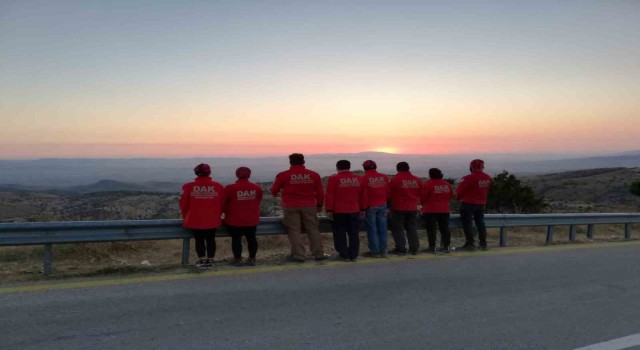 Eskişehir DAK ekibi Büyük Taarruzun 101inci yılı için yürüdü