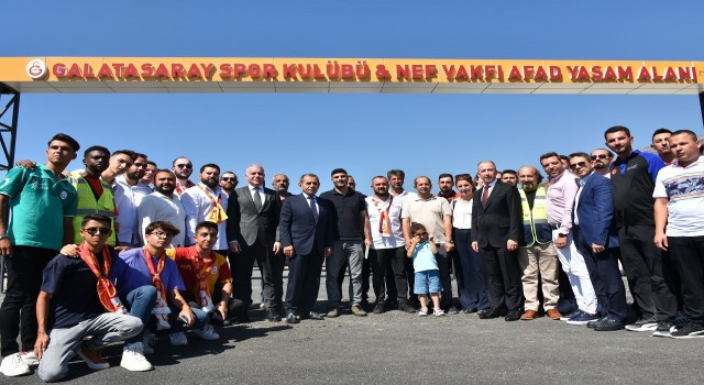Galatasaray, Kahramanmaraşta 100 kalıcı konut yapacak