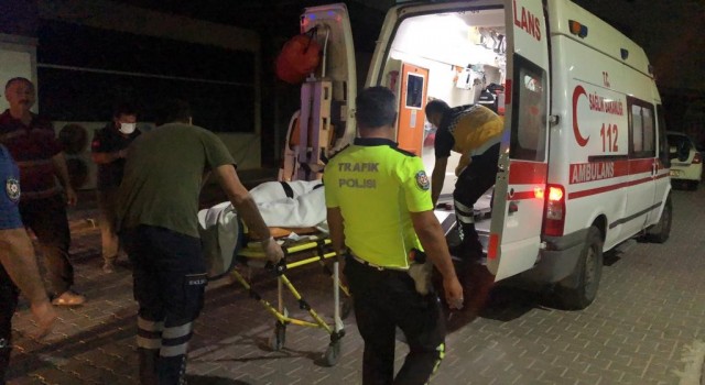 Gemlikte yaralanan polis memuru Şehir Hastanesine sevk edildi