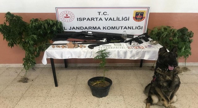 Ispartada uyuşturucu operasyonu: 12 gözaltı