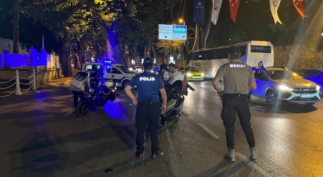 İstanbulda motosiklet sürücülerine yönelik asayiş uygulaması yapıldı