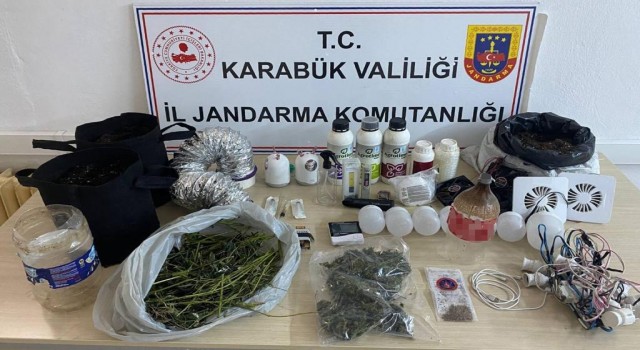 Karabükte jandarmadan uyuşturucu operasyonu