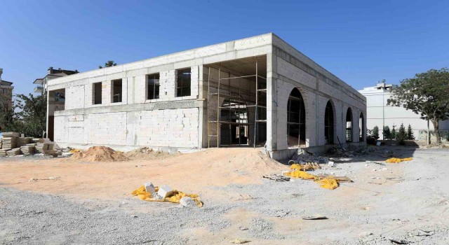Karatay Hoş Kubbenin yapımı sürüyor