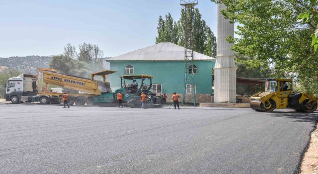 Kepezden Varsak yaylasına sıcak asfalt