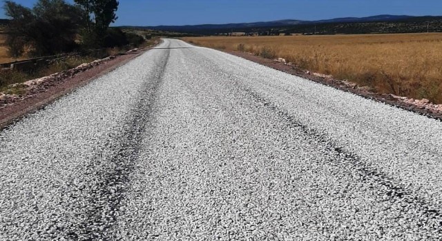 Kütahyada yatırım programındaki yol çalışmaları tamamlanıyor