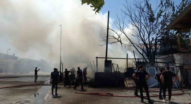 Malatyada korkutan yangın