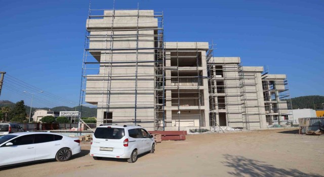 Marmariste yeni belediye binası inşaatının yüzde 60ı tamamlandı