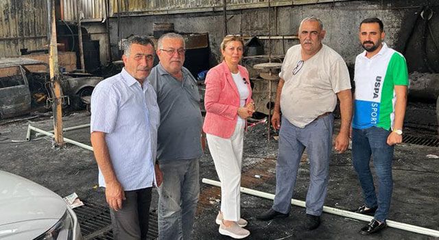 Milletvekili Gedik’ten Sanayi Sitesine Geçmiş Olsun Ziyareti