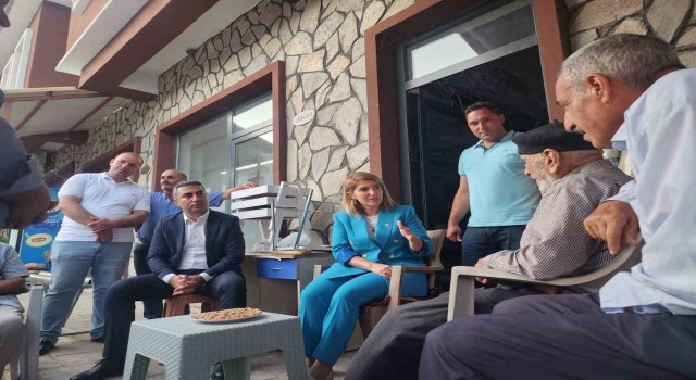 Milletvekili Ölmeztoprak, Doğanyolda esnaf ve vatandaşların taleplerini dinledi