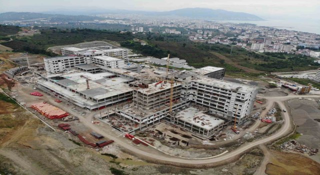 Ordu Şehir Hastanesi inşaatı yüzde 71e ulaştı
