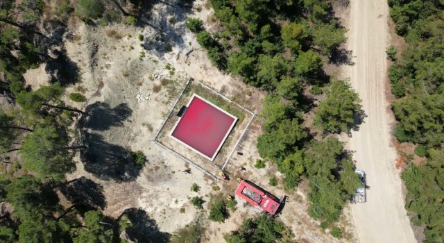 Orman yangınlarına karşı su havuzu önlemi: Yangına erken müdahale için tasarlandı